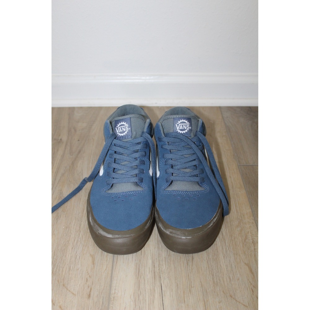 Vans BMX Old Skool Navy Blue Grey Dark Gum Mens Size 11.5 Sneakers Bike Shoes